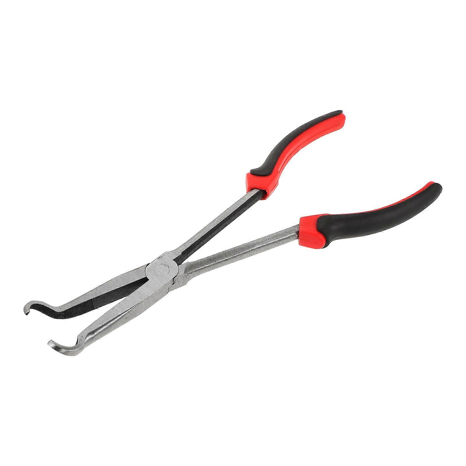 Compact Spark Plug Wire Removal Pliers Lightweight Automotive Maintenance Tool Metal and Plastic Construction for Easy Spark Boot Replacement