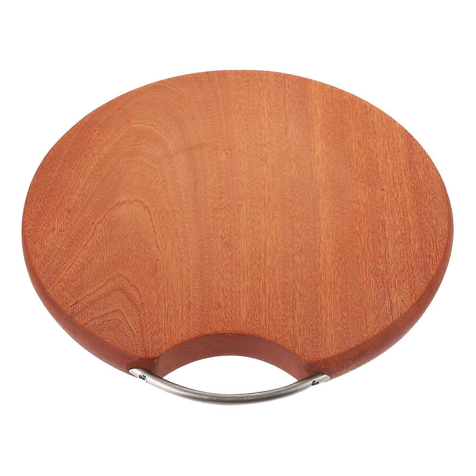Brown Doublesided Cutting Board for Kitchen Use Synthetic Material 1pc