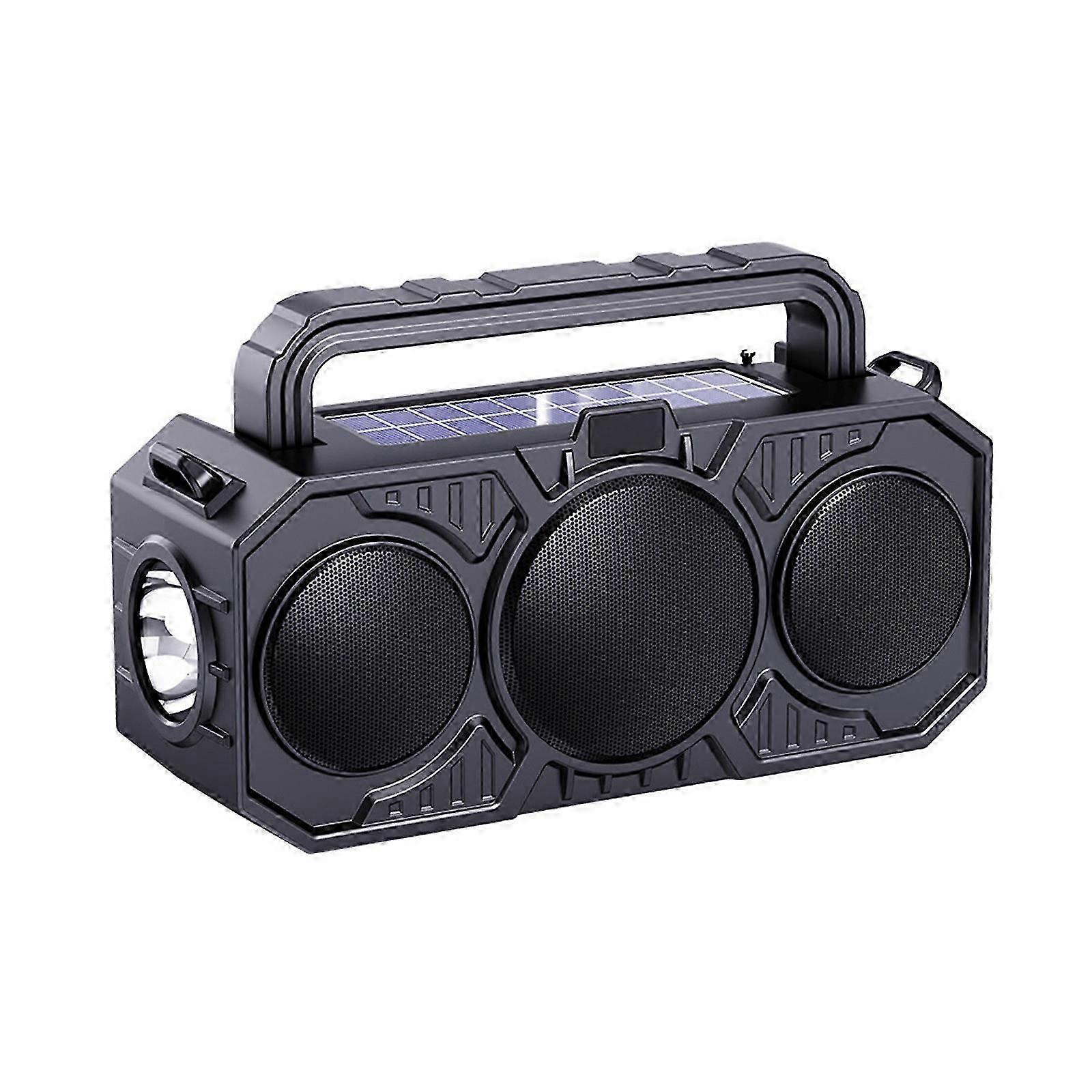 Solar Bluetooth Speaker, Wireless Speaker, Outdoor High-volume Bluetooth Speaker, Handheld