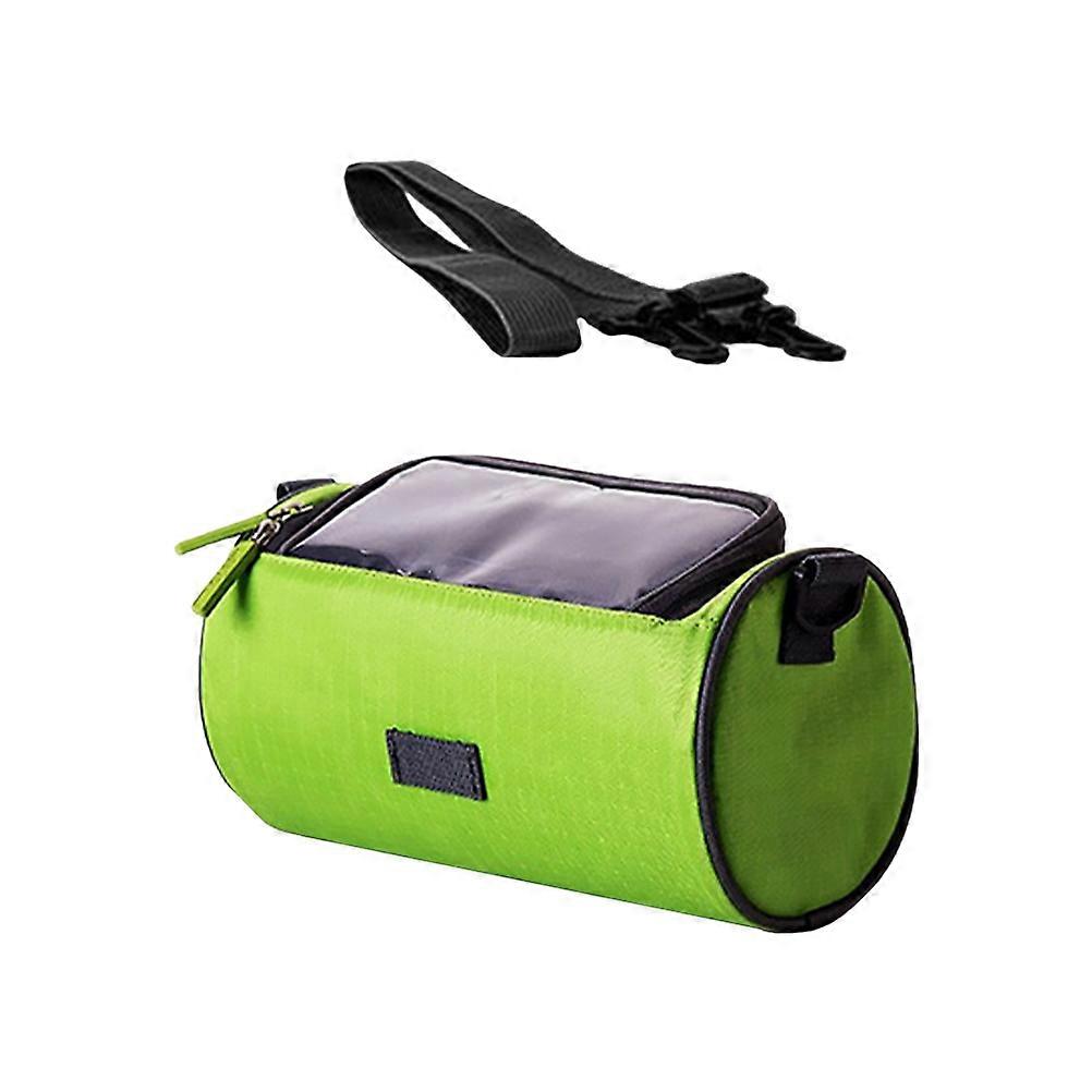 Bike Handlebar Cylinder Bag Phone 8.7×3.9×3.9in Easy Installation And Removal Portable Lightweight 1Set
