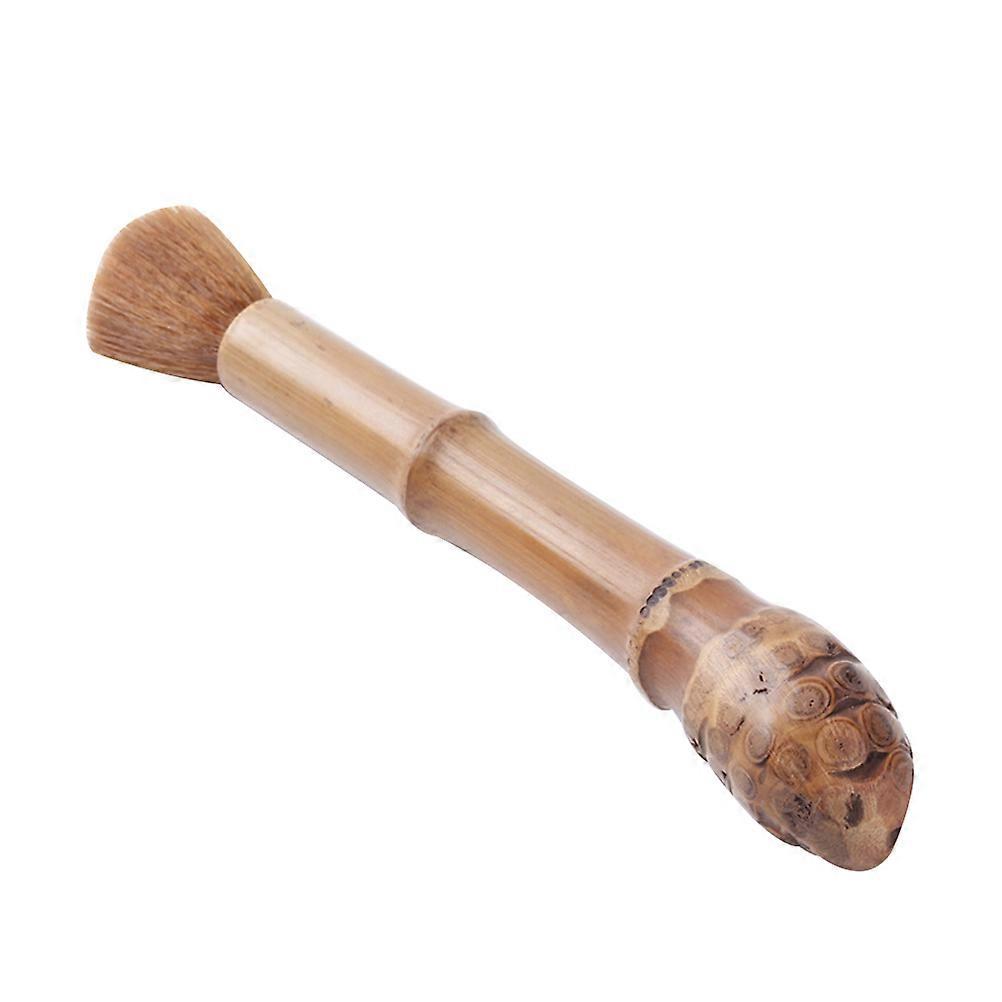 Bamboo Handle Teapot Brush with Bristles for Gentle Cleaning and Maintaining Tea Sets Perfect for Home or Tearoom Use 2pcs