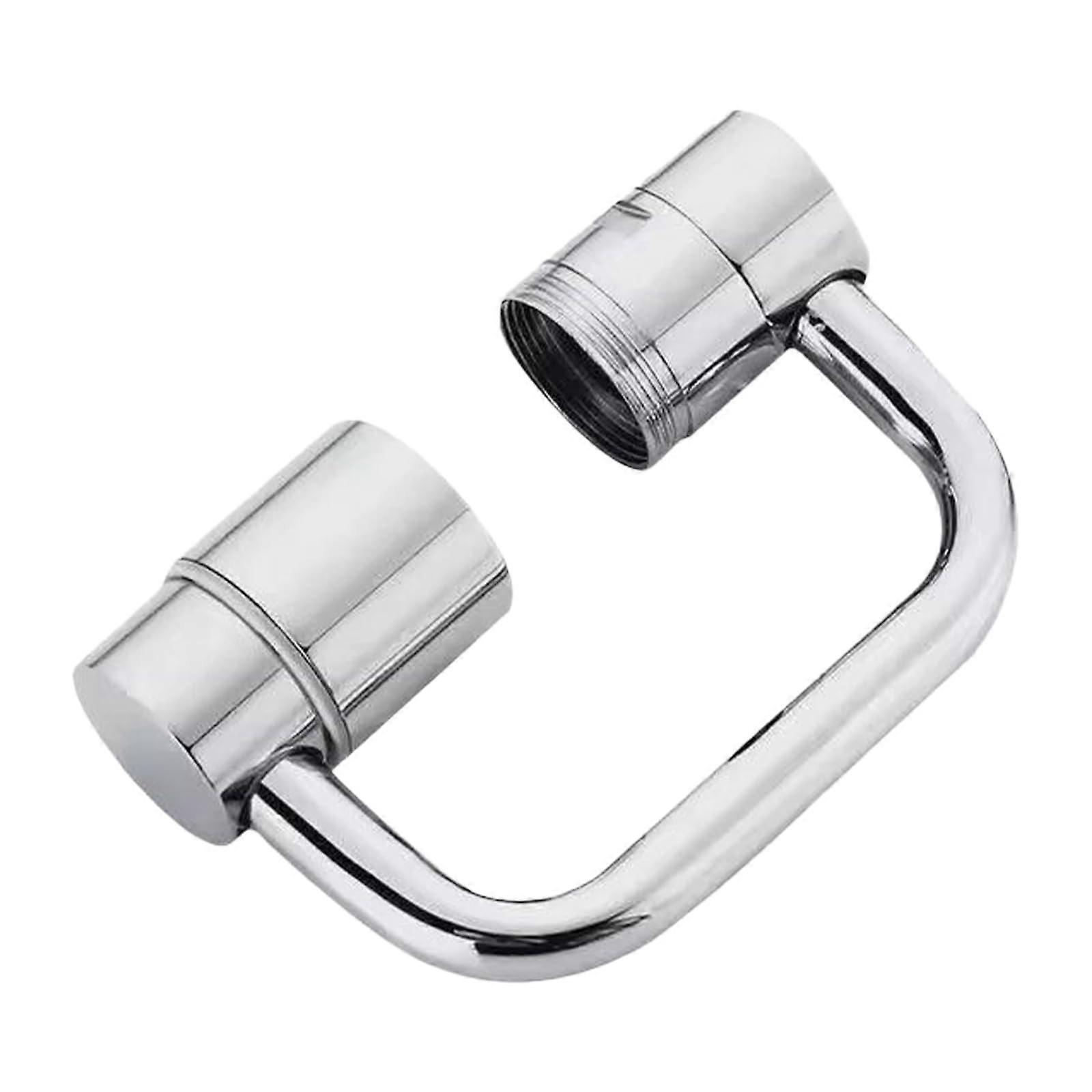 Spray aerator, faucet extension, mechanical arm, universally rotatable design, swivel faucet spout extension, sink bubbler connector, dualflow 1pc