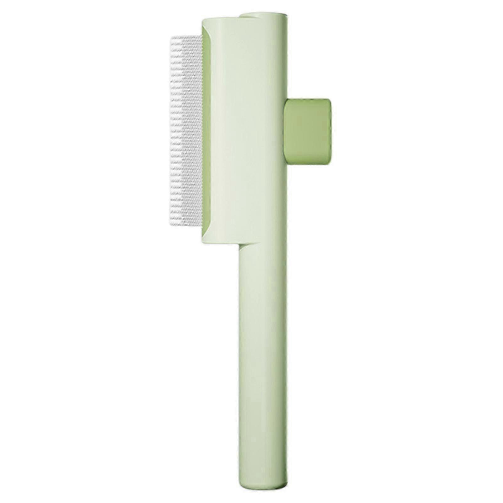 Self Cleaning Comb Fine Steel Teeth Efficient Deshedding Detangling Tool for Home