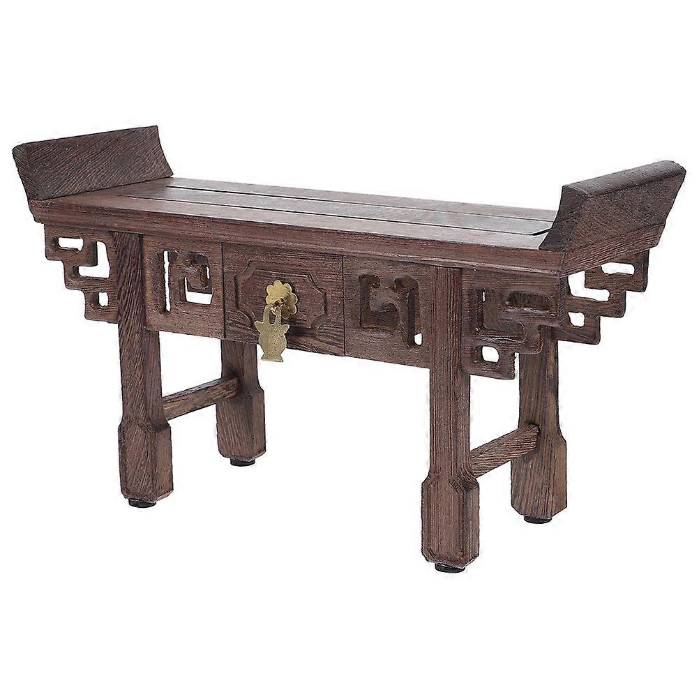 حامل نبات خشبي بوعاء ريفي قاعدة عرض حامل وعاء الزهور لنباتات بونساي اليشم ديكور المنزل تصميم مستقر لمعارض محلات الشاي