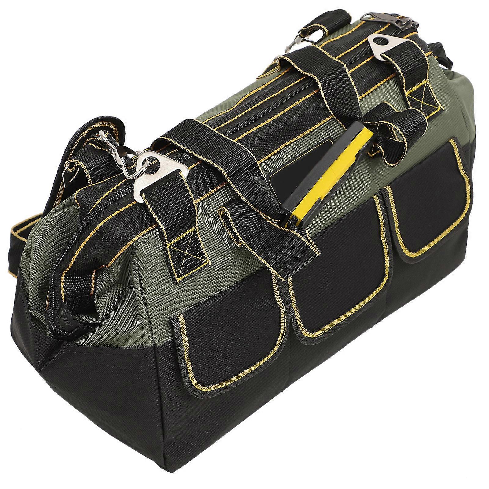 Large Capacity Tool Bag Rectangular Shape Multi-Functional Tool Bag for Car Maintenance Rubber Material 1Set