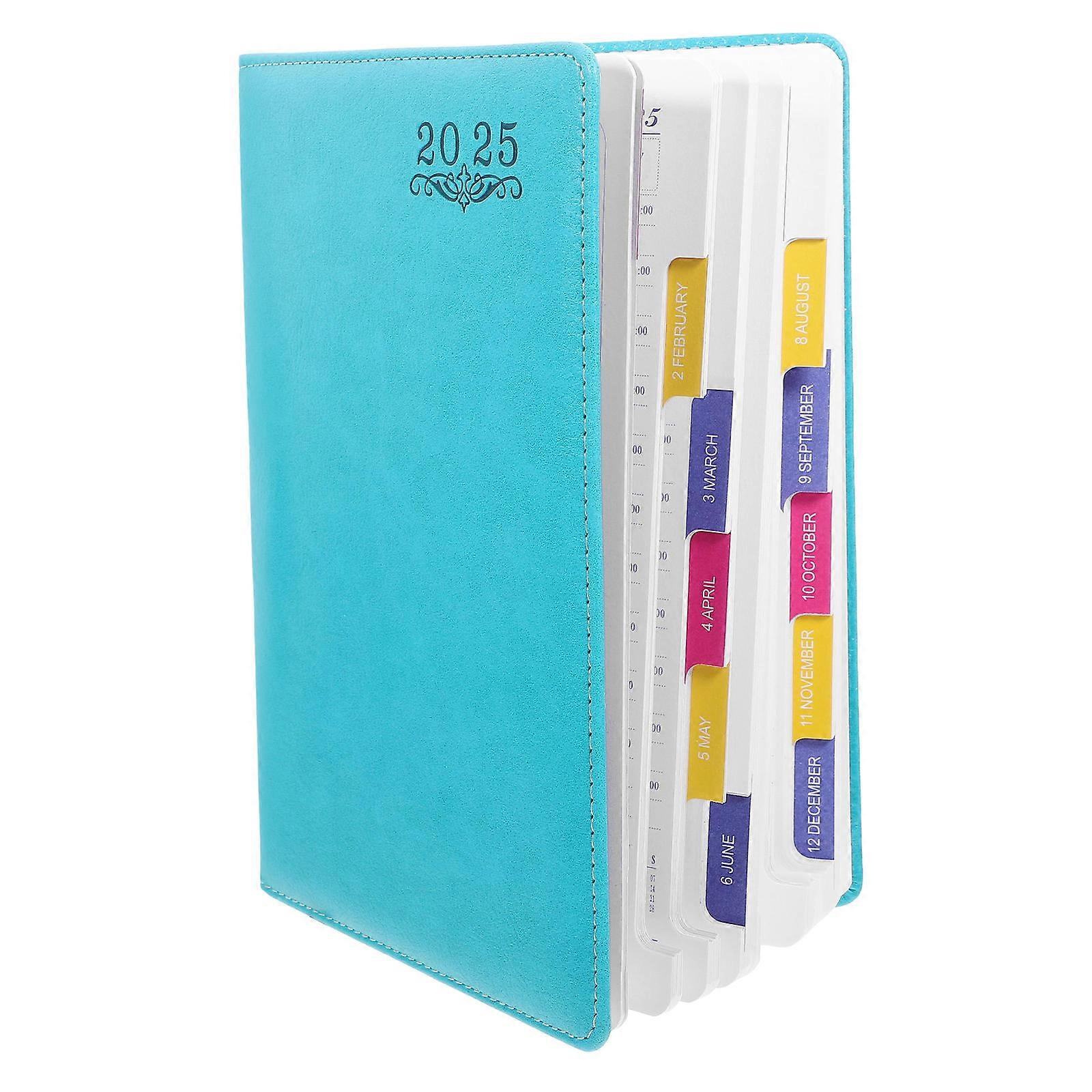 Yearly Schedule Planner Simple Design Home Use Office Work 21.20X14.50X2.00CM Daily Planning 1Set