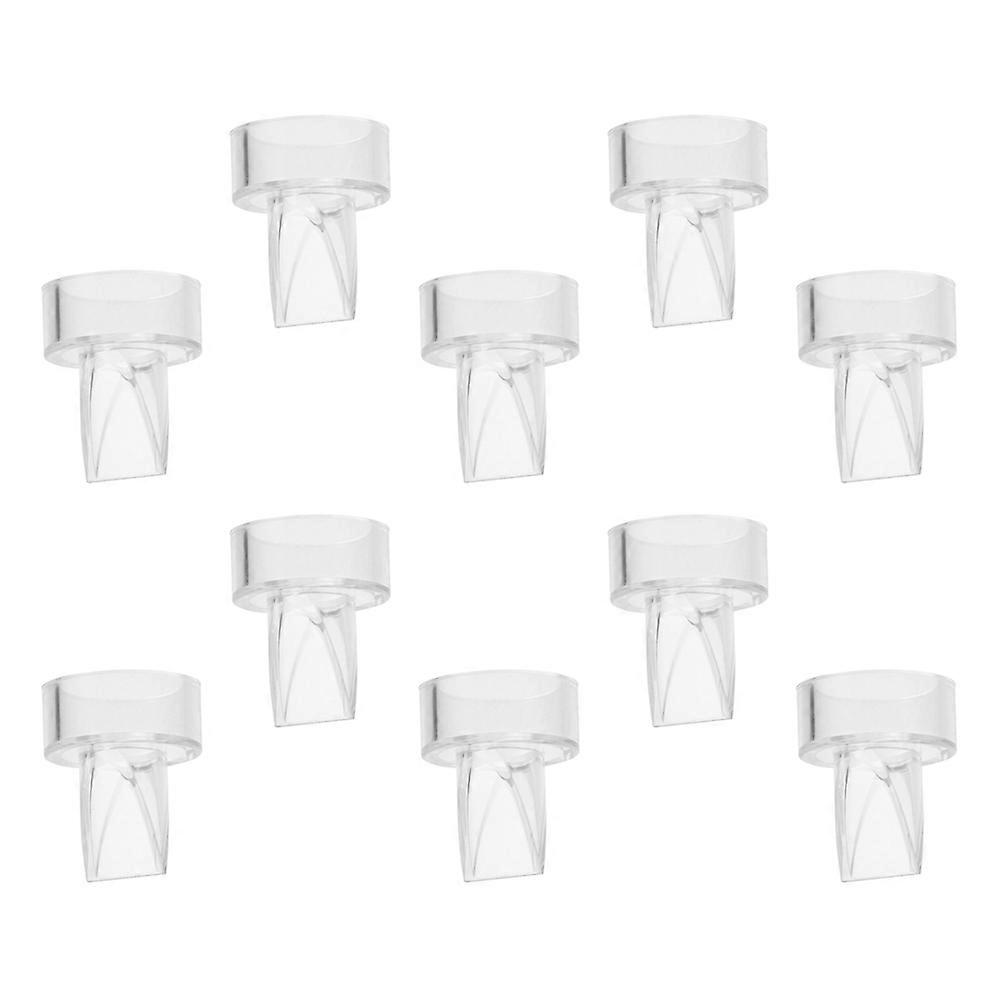 10Pcs Transparent Silicone Duck Bill Valves Anti Backflow Accessories For Breastfeeding 3.2X2.5X2.5CM Ideal For Parents