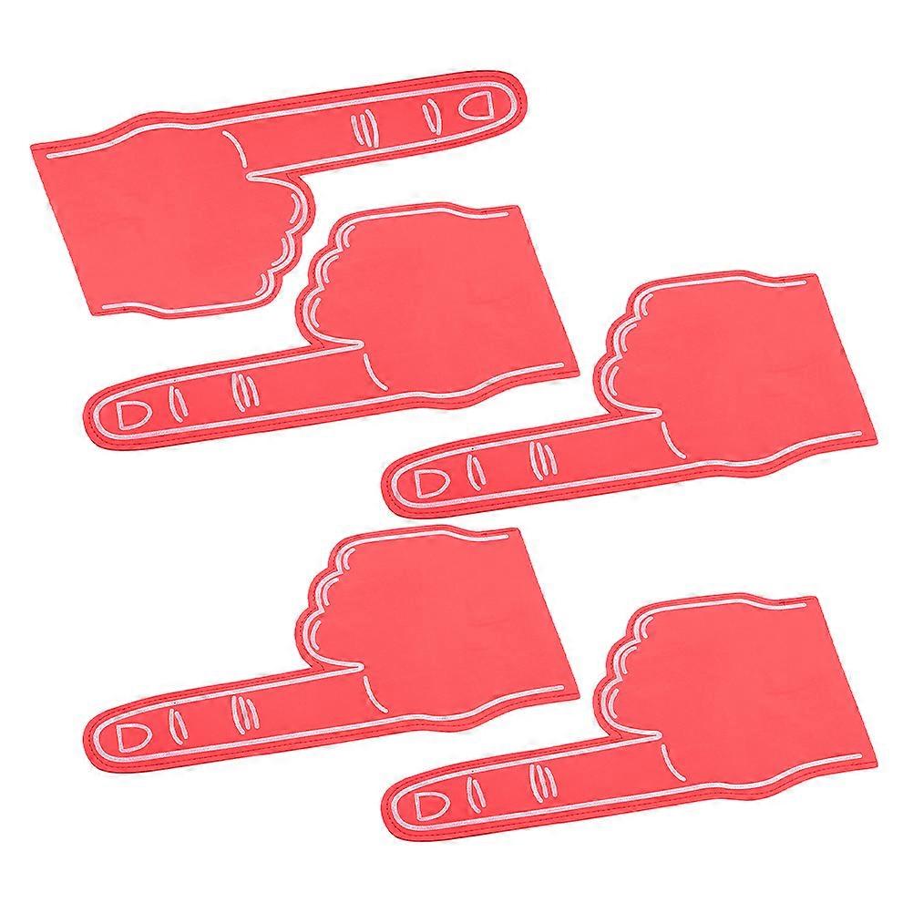 Foam Finger Hand Props for Cheer Lightweight Vibrant 5pcs