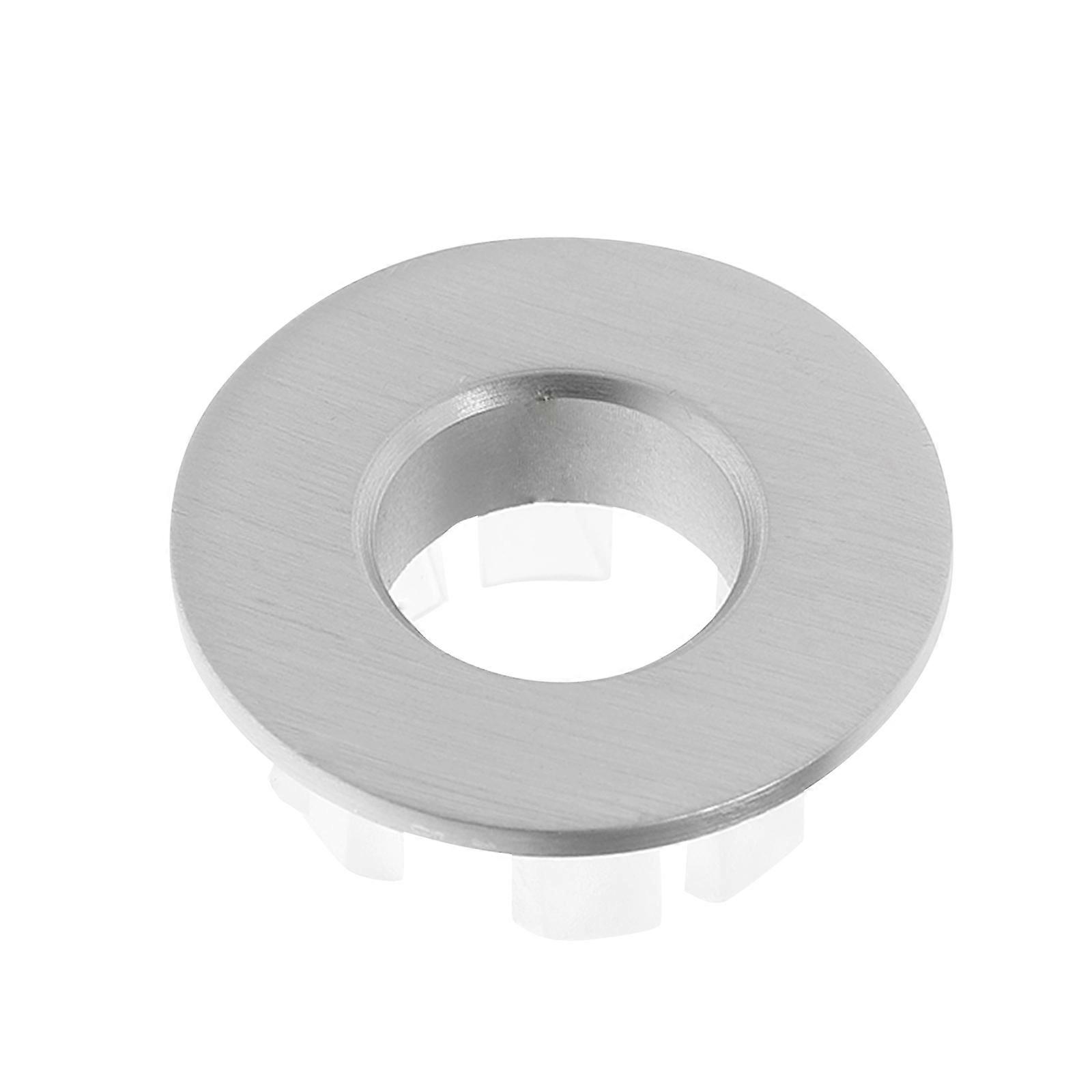 Overflow Ring Bathroom Sink Overflow Cover for Wash Basin Silver Copper