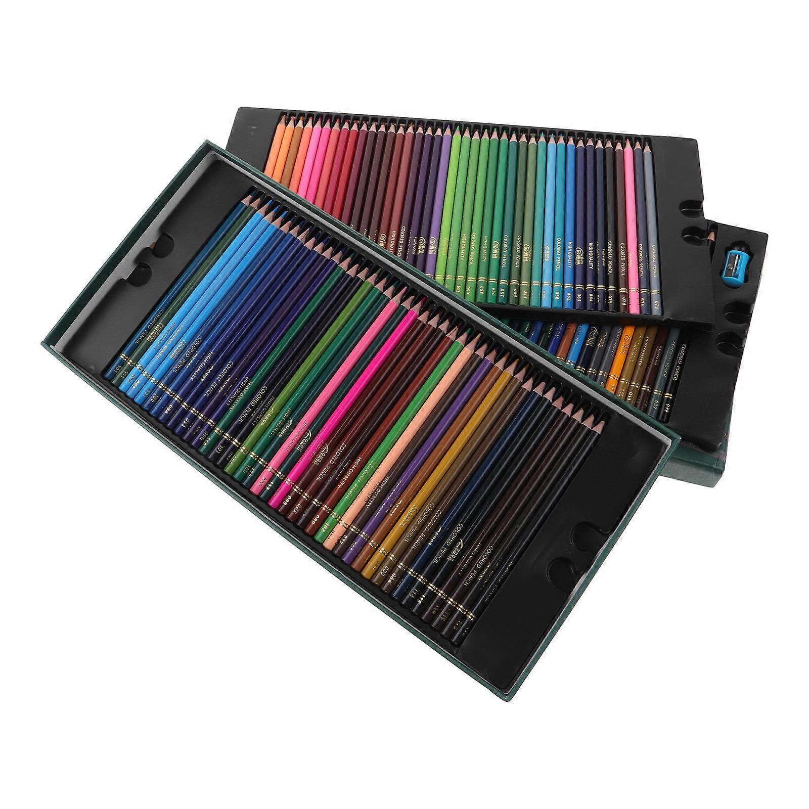 Colored Pencils for Art and Writing 120 Pieces Assorted Colors Wood Hexagon Barrel Ideal for Adults and Kids 120 kinds of colors