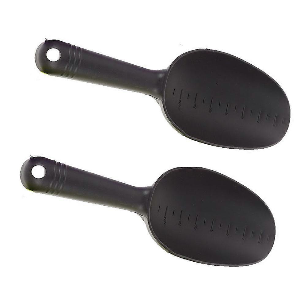 Black Plastic for Home Gardening 2pcs Light Weight Small Spatulas for Loose Soil