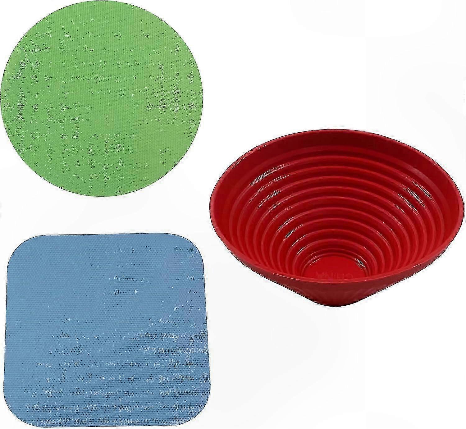 3-Pack Rubber Jar Opener Gripper Tool for Bottle Lids Multi-Function Round Cap Opener Solution