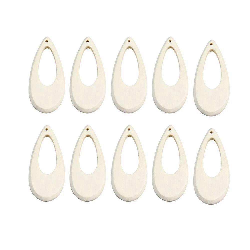 Durable Synthetic Material Earrings with Water Drop Shape Design for Decoration Use 10 Pcs Light