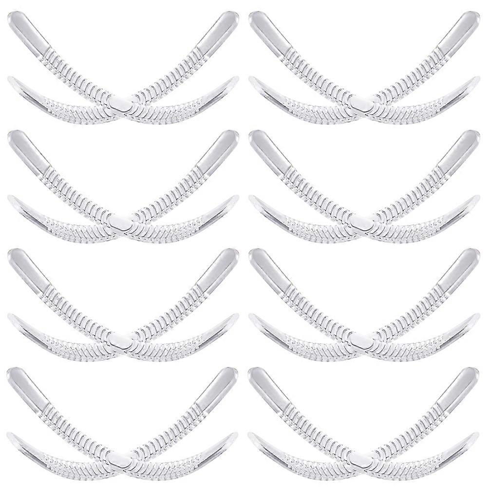 Gel Heel Pads for Shoes Comfortable Invisible Inserts Clear Cushions for Women Easy to Cut and Stick 10 Sheets