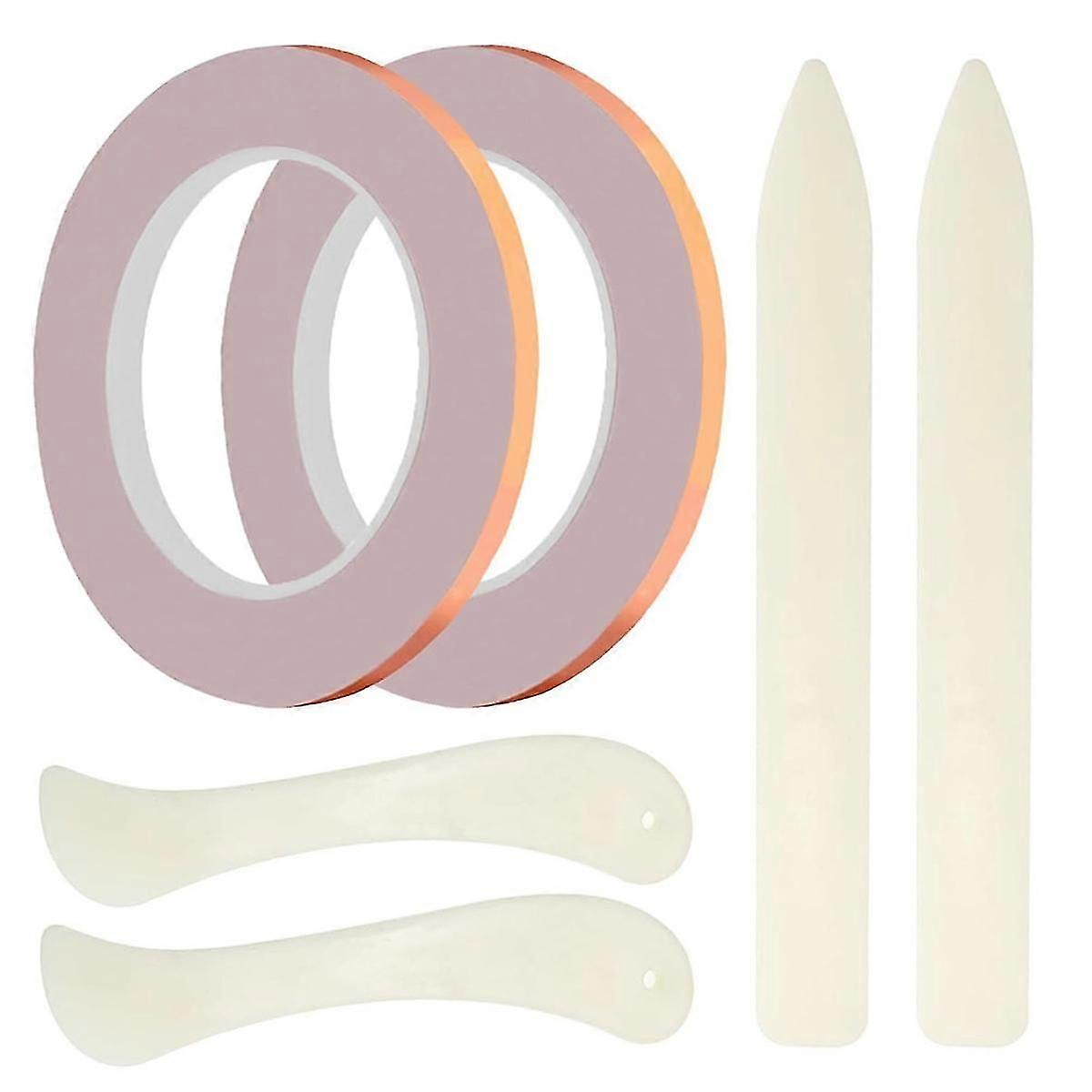 2Rolls(36 Yards) 7/32 Inch Width Copper Backed Copper Foil Tape