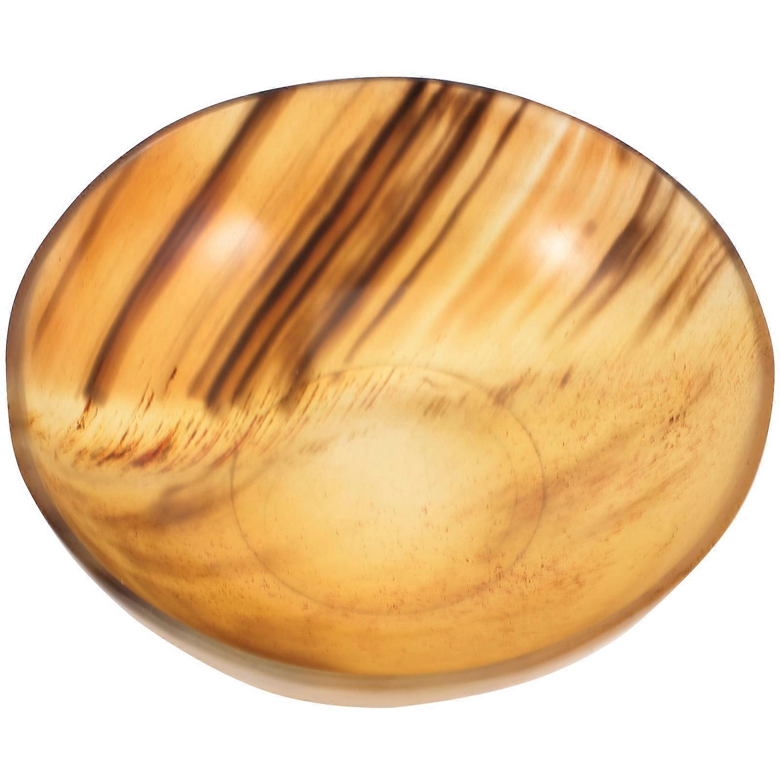 Chocolate Ox Horn Bowl for Sauces and Sides Safe Multifunctional Storage Container Small