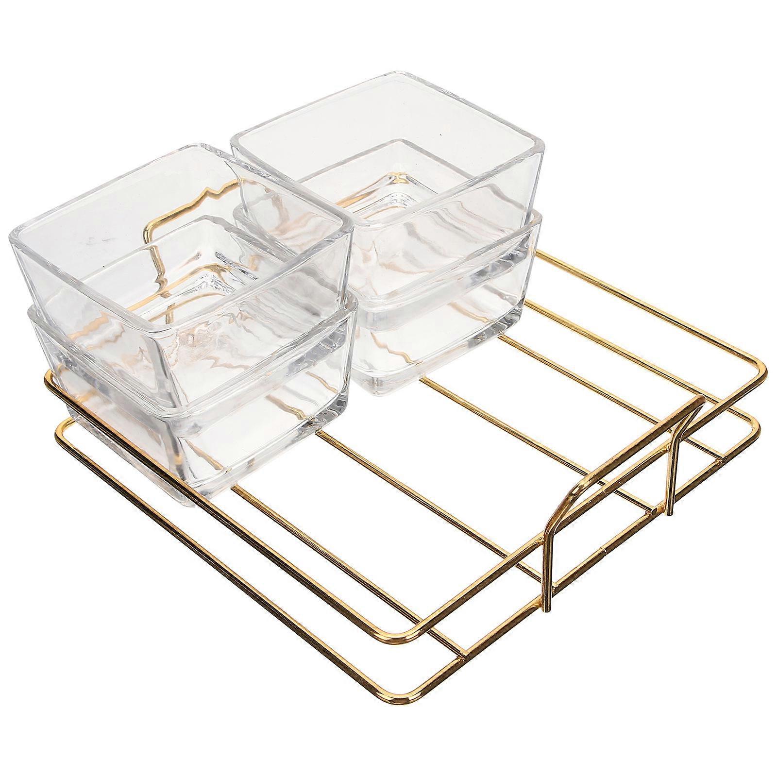 Elegant Divided Serving Tray for Snacks, Fruits, Candies – Compartment Design Ideal for Parties and Entertaining
