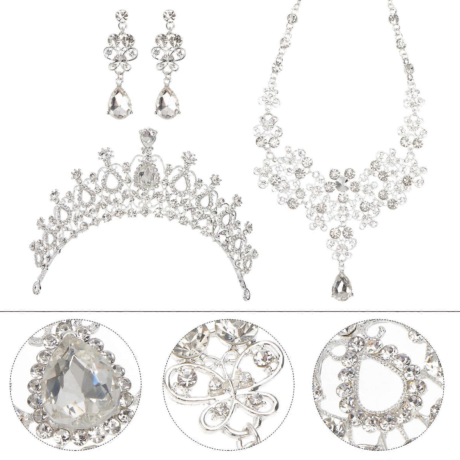 Necklace for Wedding Accessories Silver Alloy Perfect for Special Occasions 1 set