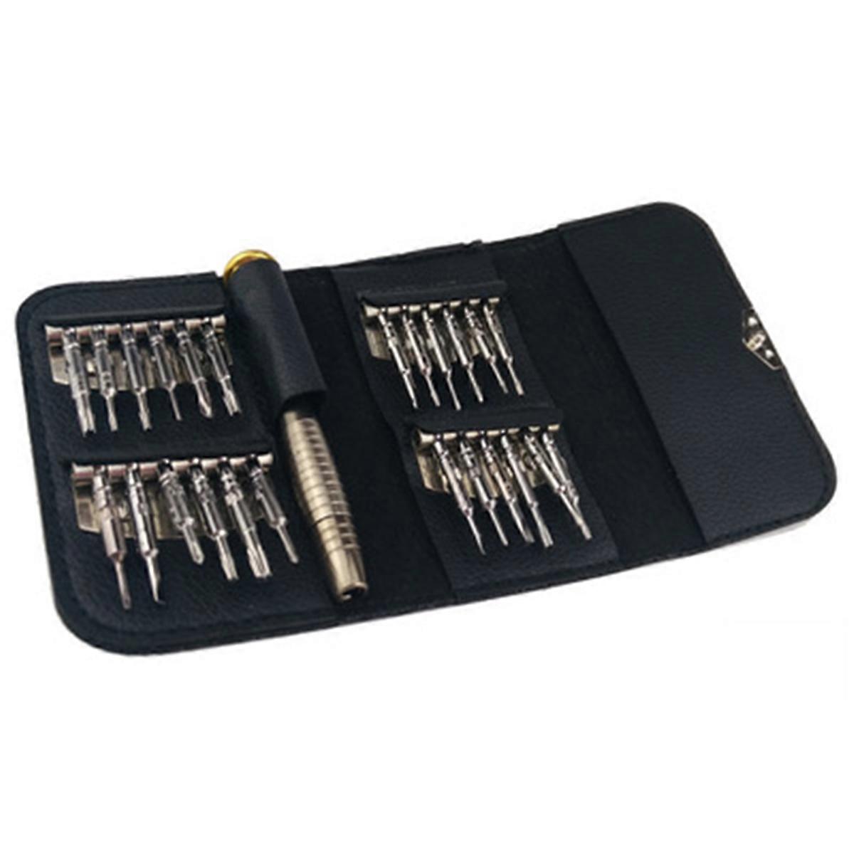25 in 1 Multifunctional Screwdrivers Repair Tool Kit Set for Eyeglasses Laptop Smartphone Watch Tablet