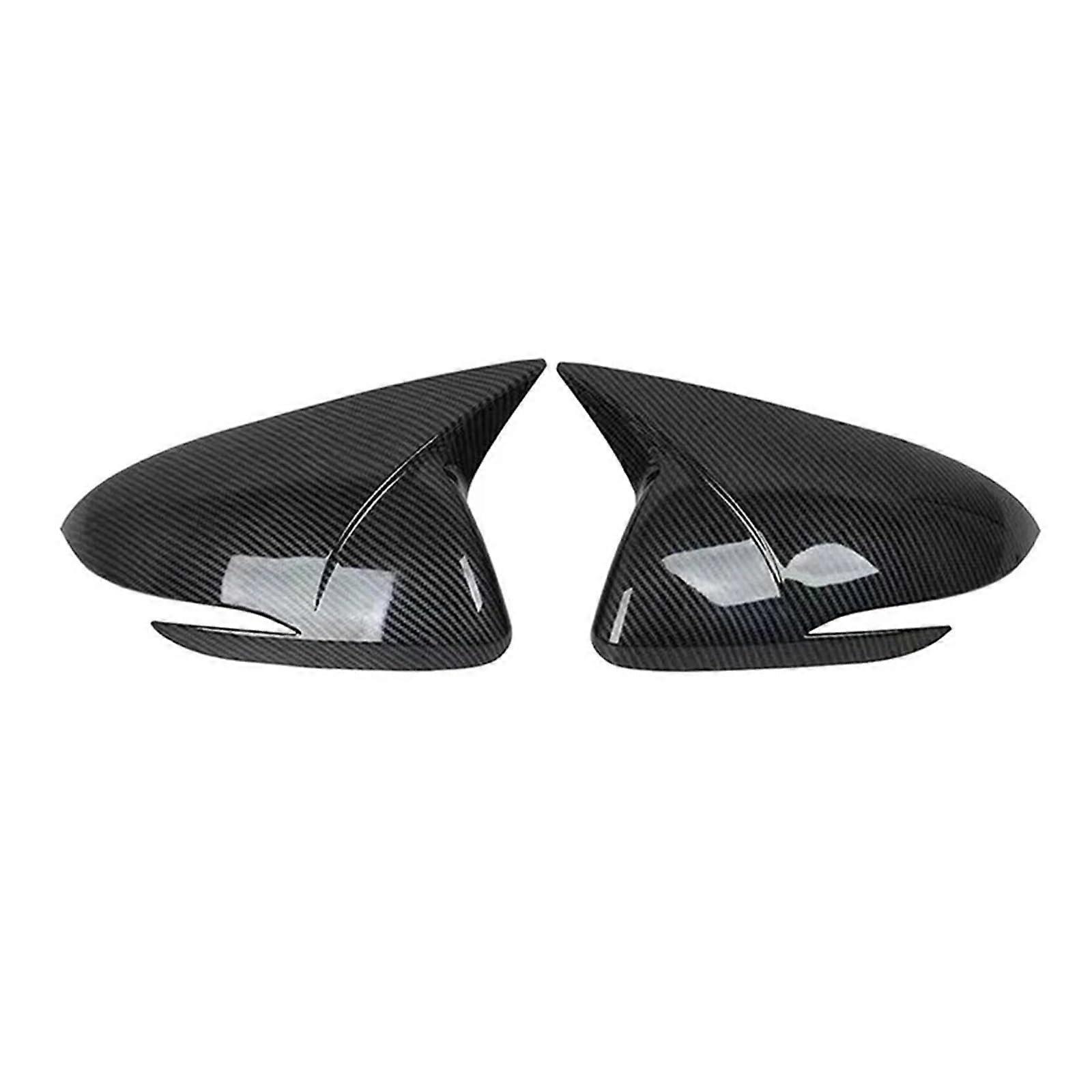 Side Mirror Covers for Hyundai Accent, Solaris, i30 2017 Carbon Fiber Caps