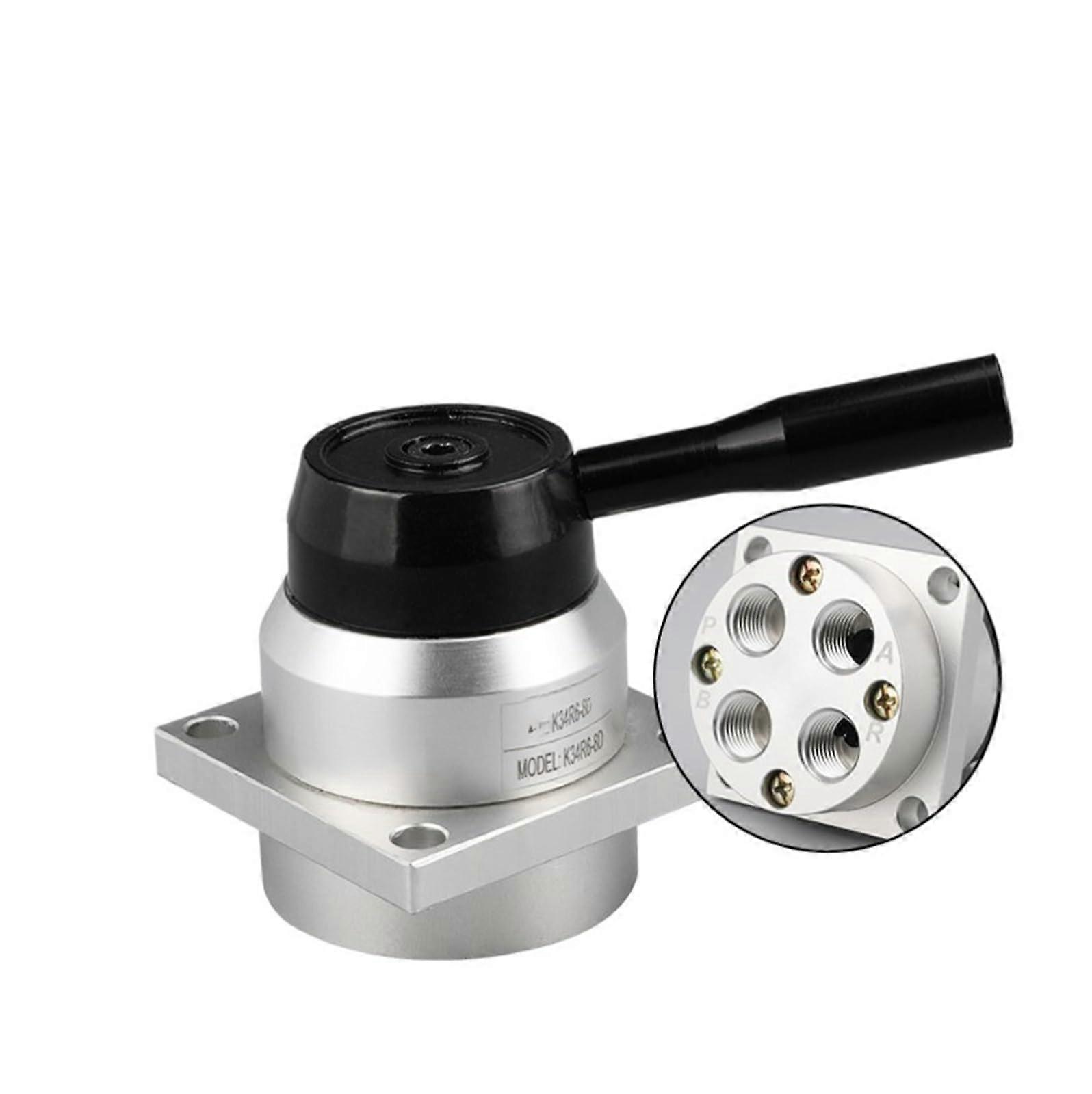 Pneumatic Cylinder Hand Valve HV-02/03/04 K34R6-8/8D/8L 3-Position Pneumatic Four-Way Hand Control Valve Color K34R6-8D