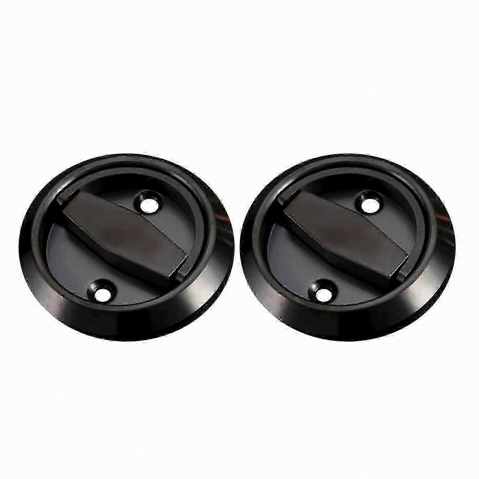 Pair of Durable Stainless Steel Door Handles for Sliding Doors, Rust-Resistant and Secure Hidden Design