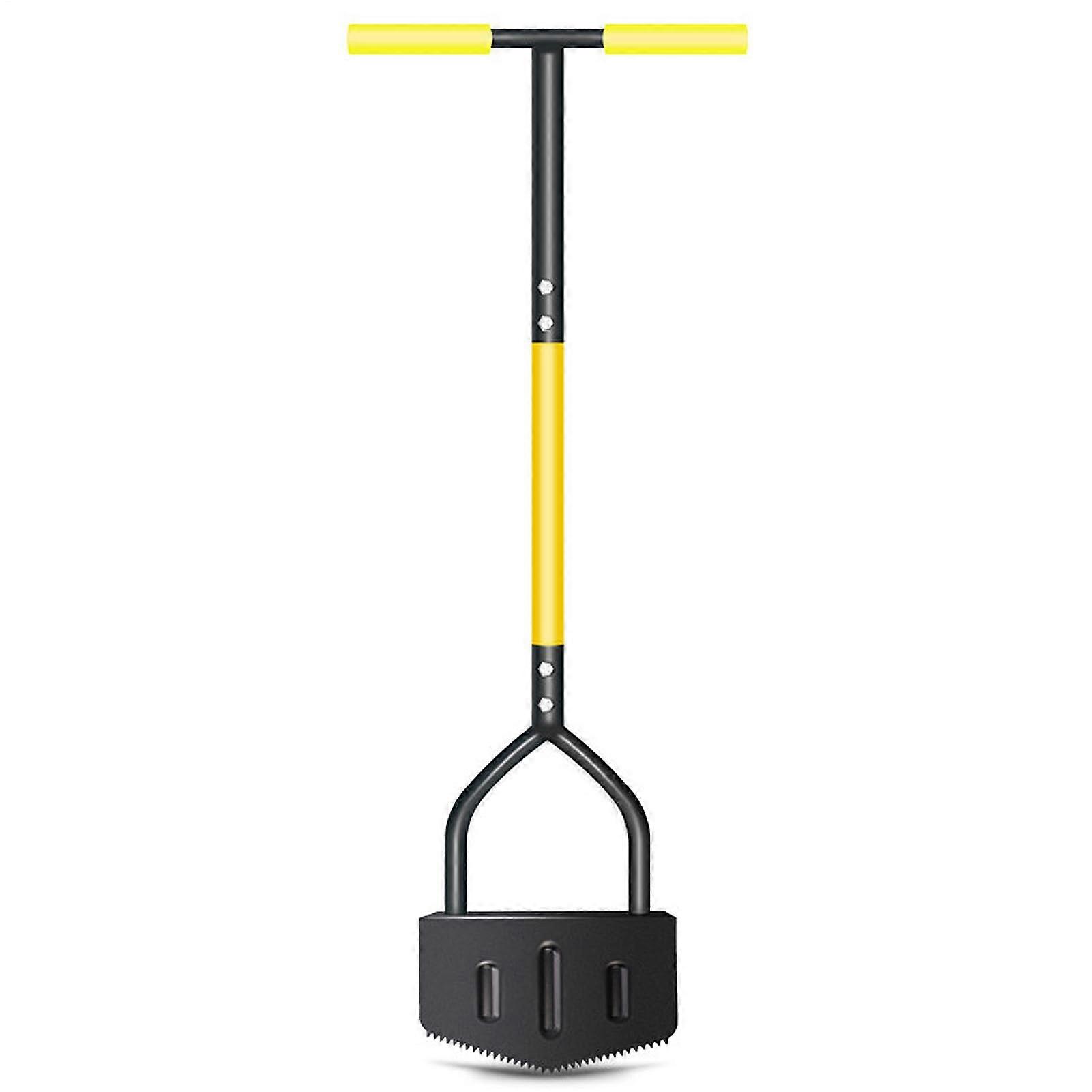 Gras Edger Tool - Sawtooth Edge Landscaping Edger - Multi-Functional Scraper for Grass Cleaning in Flower Beds