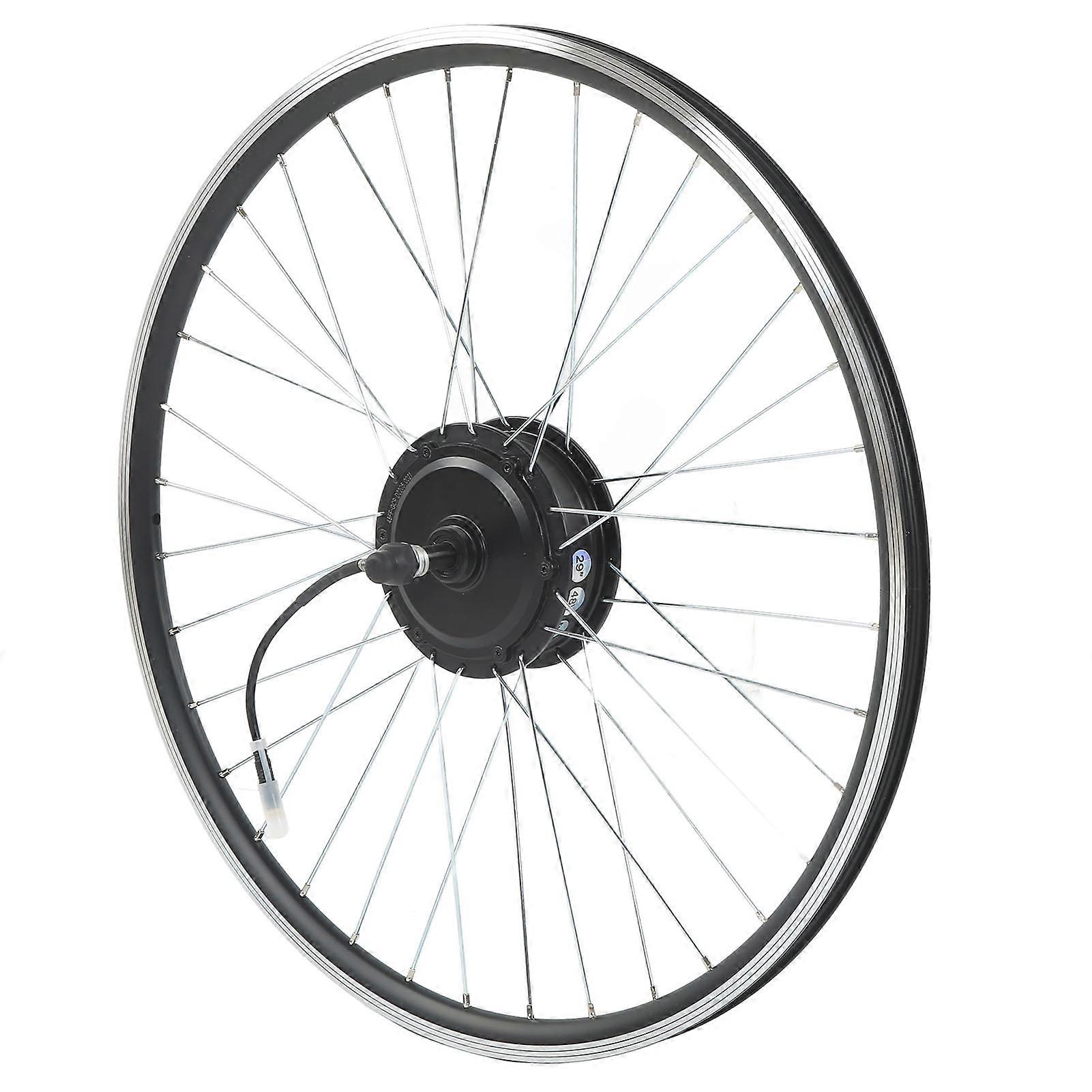 Elcykel Bakhjul Konverteringssats 500W 48V Navmotor Bakre Drivhjul Svänghjul Borstlös Växelmotor LCD3-skärm 26 tum 