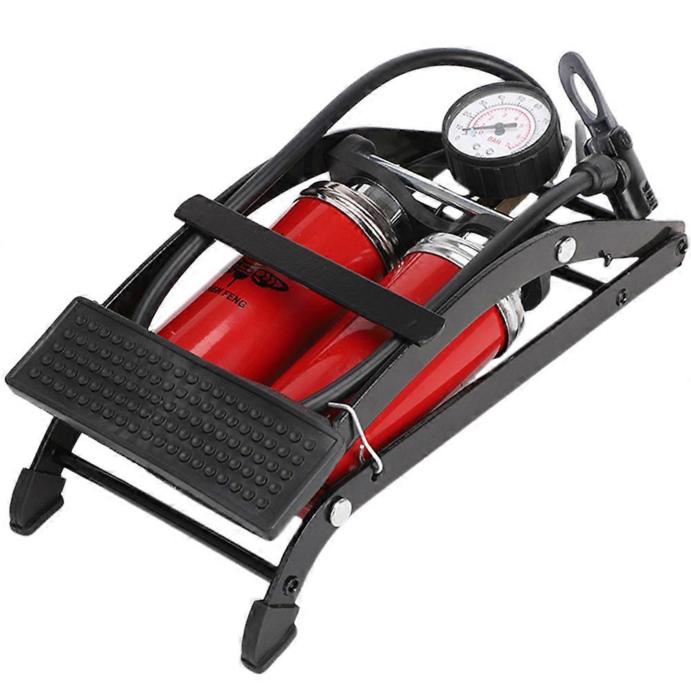 1pc High Pressure Portable Foot Pump Foot Pedal Air Pump for Bicycles Motorcycles Balls and Other Inflatables (Assorted Color)
