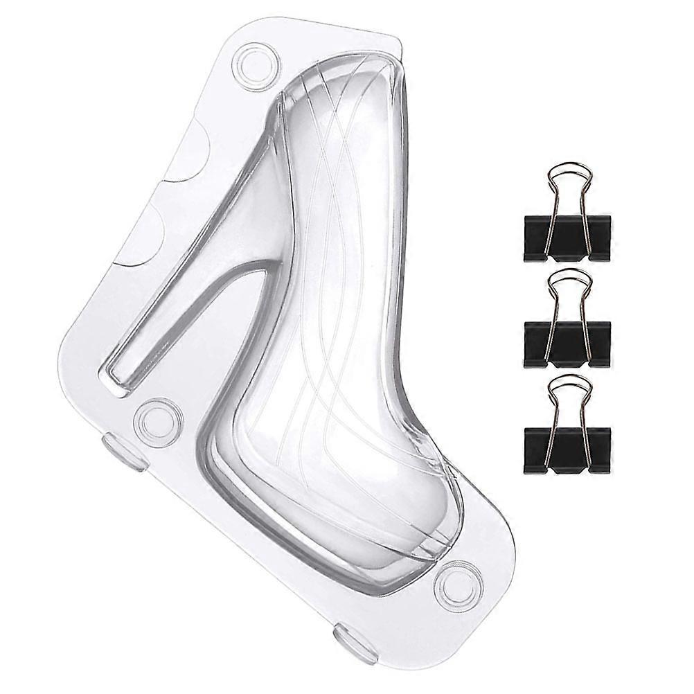 Chocolate DIY Molds Shoe Shape Mold For Women Bakers 7.5X7.1X2In Non-Stick Functionality 1 Set