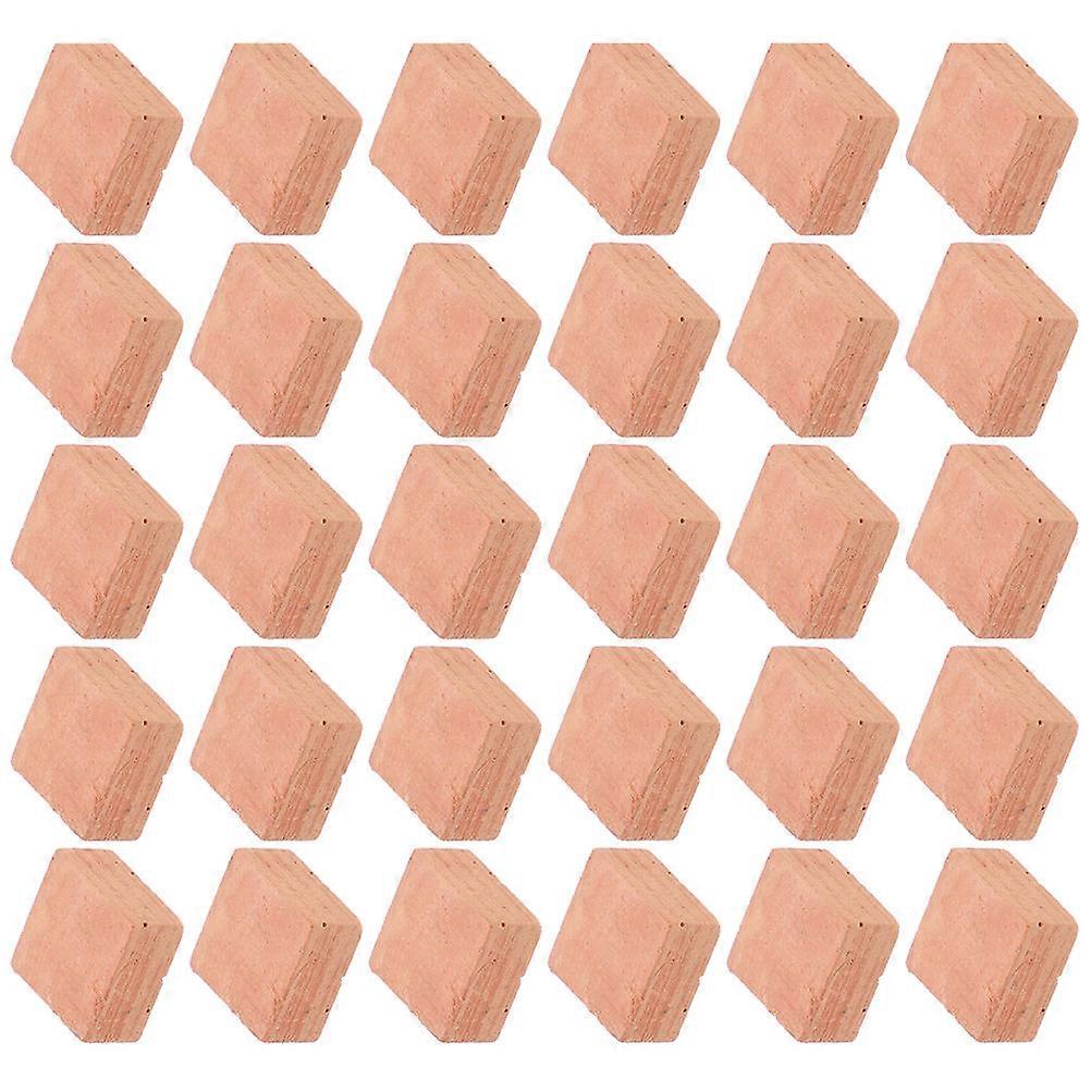 40pcs Miniature Red Bricks for DIY Use Made of Pottery Clay Develop Kids Creativity Smooth Surface