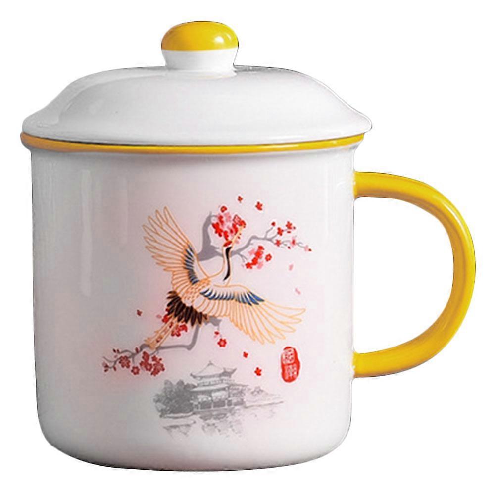Chinese Style Cup 1 Set Wedding Decorative Items Resistant Enamel Design Suitable for All Drinks
