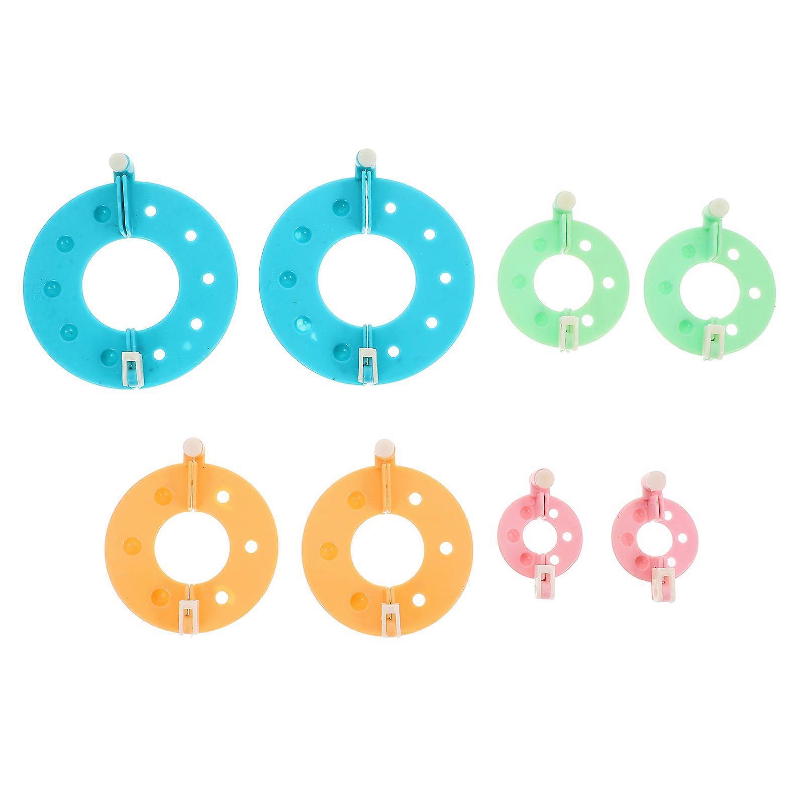 Plastic Pompom Maker Kit for DIY Knitting Crafts – Reusable Yarn Pom Pom Tool for Hats, Scarves, Bags, and Clothing Decoration