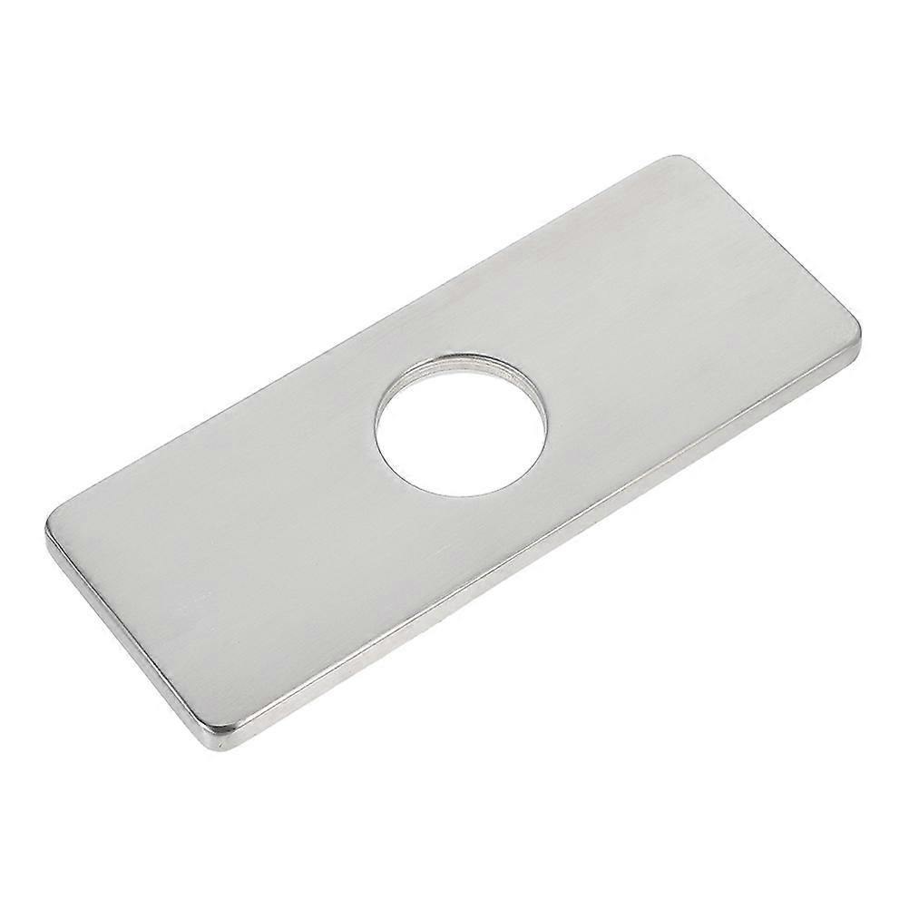 Stainless Steel Faucet Hole Cover with Smooth Surface and Fine Workmanship for Home Use Silver