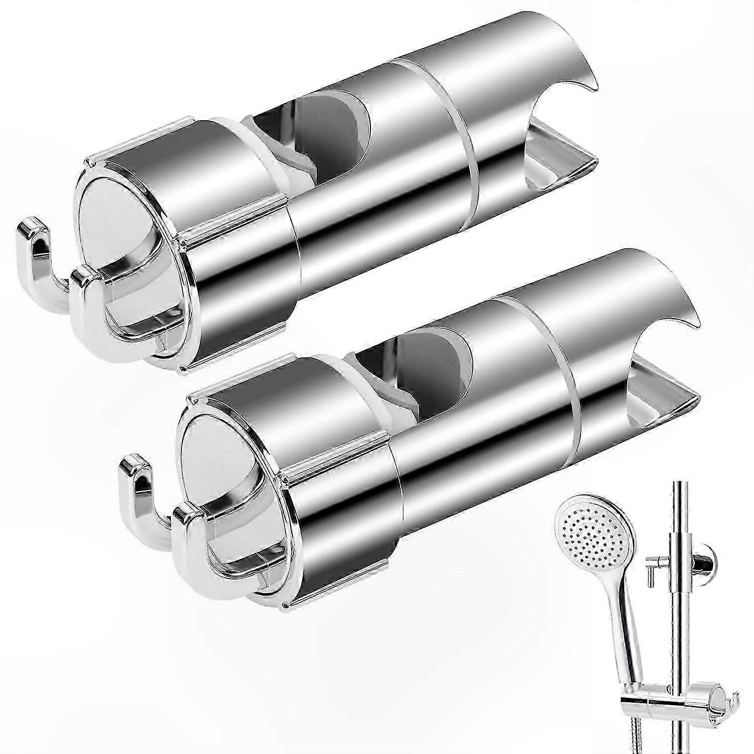 Universal Hand Shower Holder Bathroom Accessory for Shower Heads (2 Pack)