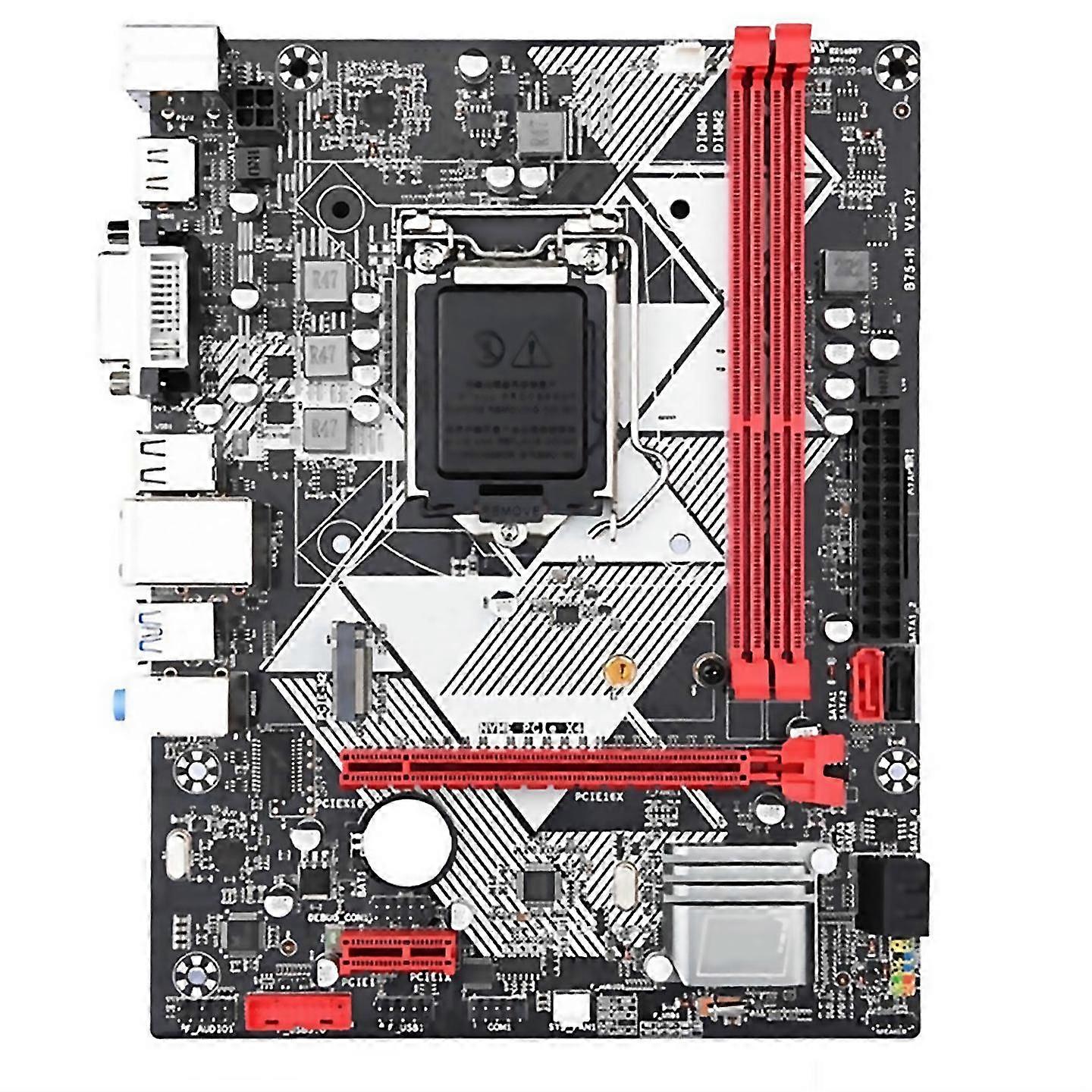 Für b75h Desktop-Computer-Motherboard LGA1155 USB30 unterstützt bis zu 16 GB DDR3 RAM-Steckplätze PCLE3016X