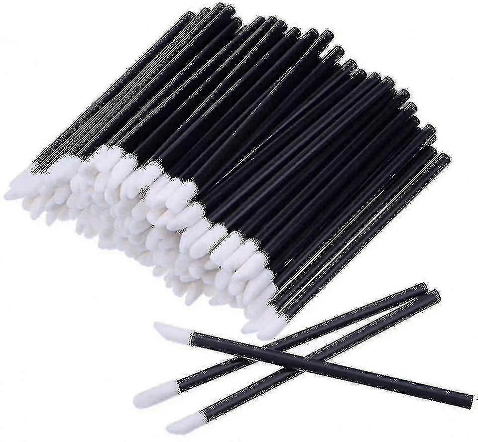 Lip borstels, wegwerp lipborstels make-up borstel lippenstift lipgloss wands applicator tool make-up beauty tool kitsblack200pcs