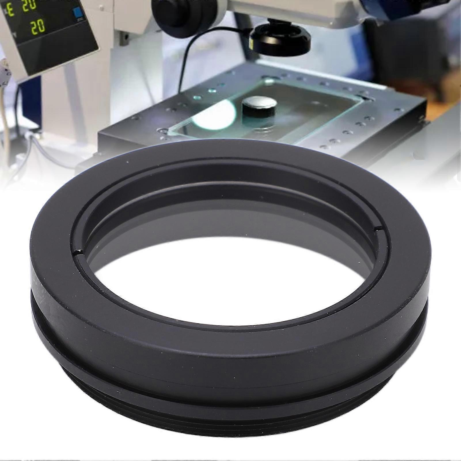 1X Stereo Microscope Lens Dustproof Auxiliary Oil Proof Objective Lens Accessory for Stereo Microscopes Camera