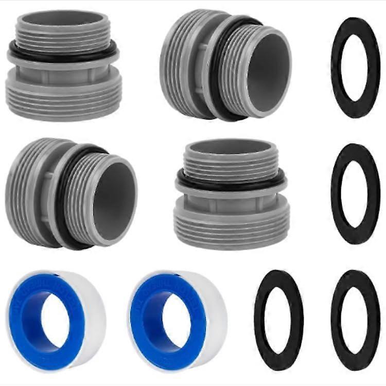 Pool Hose Connector Conversion Adapter Replacement 40 mm to 1 1/2 Inch Adapter Kit for Intex Hayward 4560 Above Ground