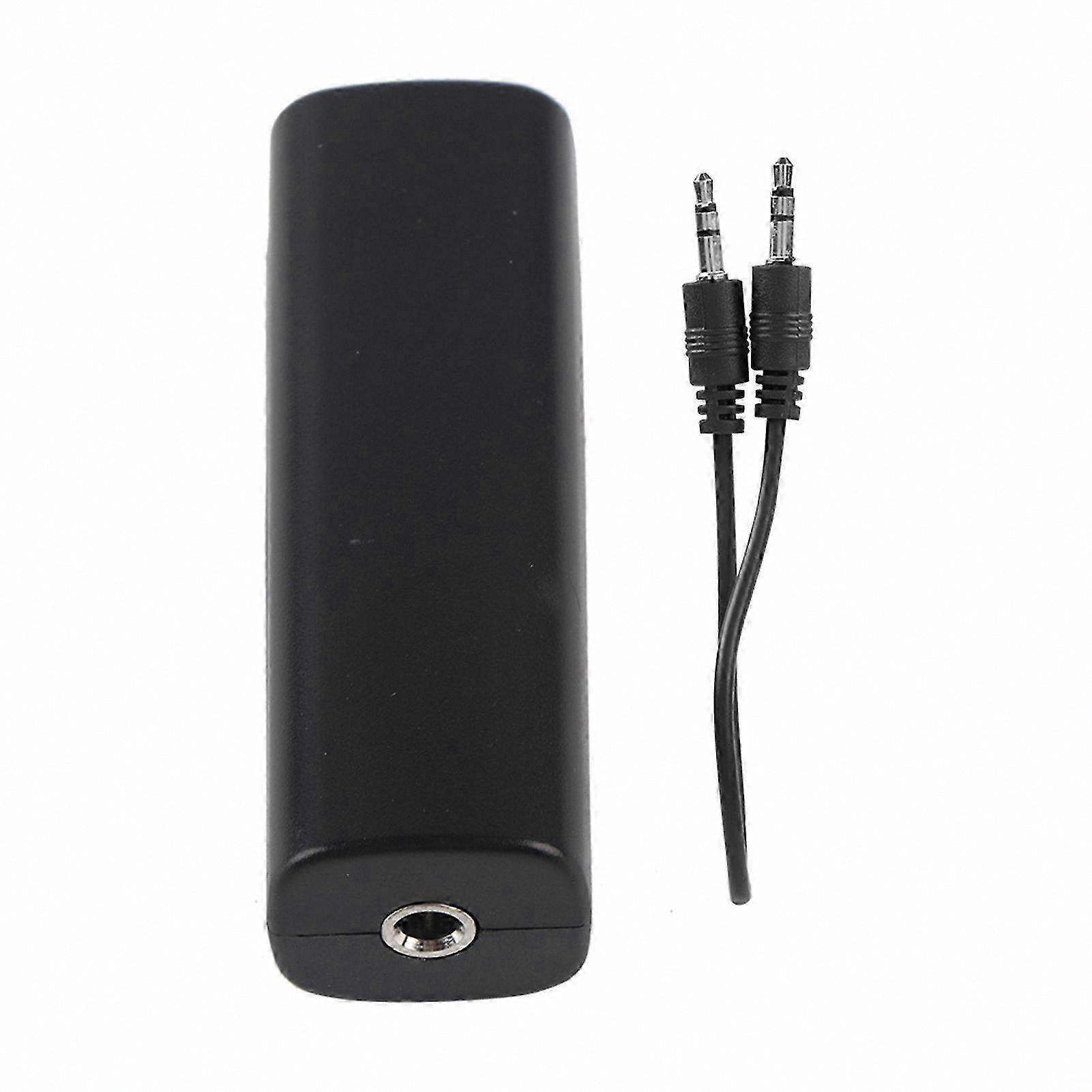Ground Loop Noise Isolator for 3.5mm o Devices Compatible with Home and Car Stereo Systems