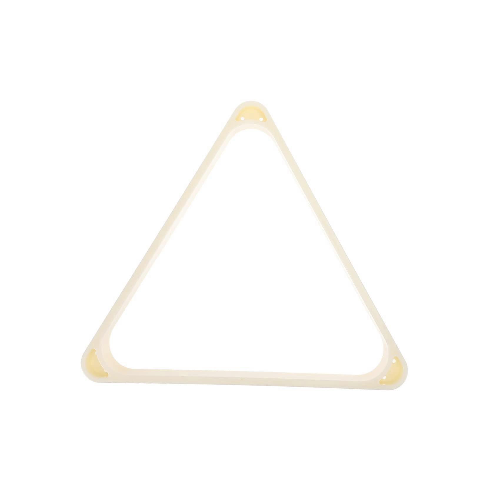 Billardstativ Tisch Billardhalter Beige ABS Snooker Rack Queue-Halter Dreiecksregal für Billardkugeln 1 Stück