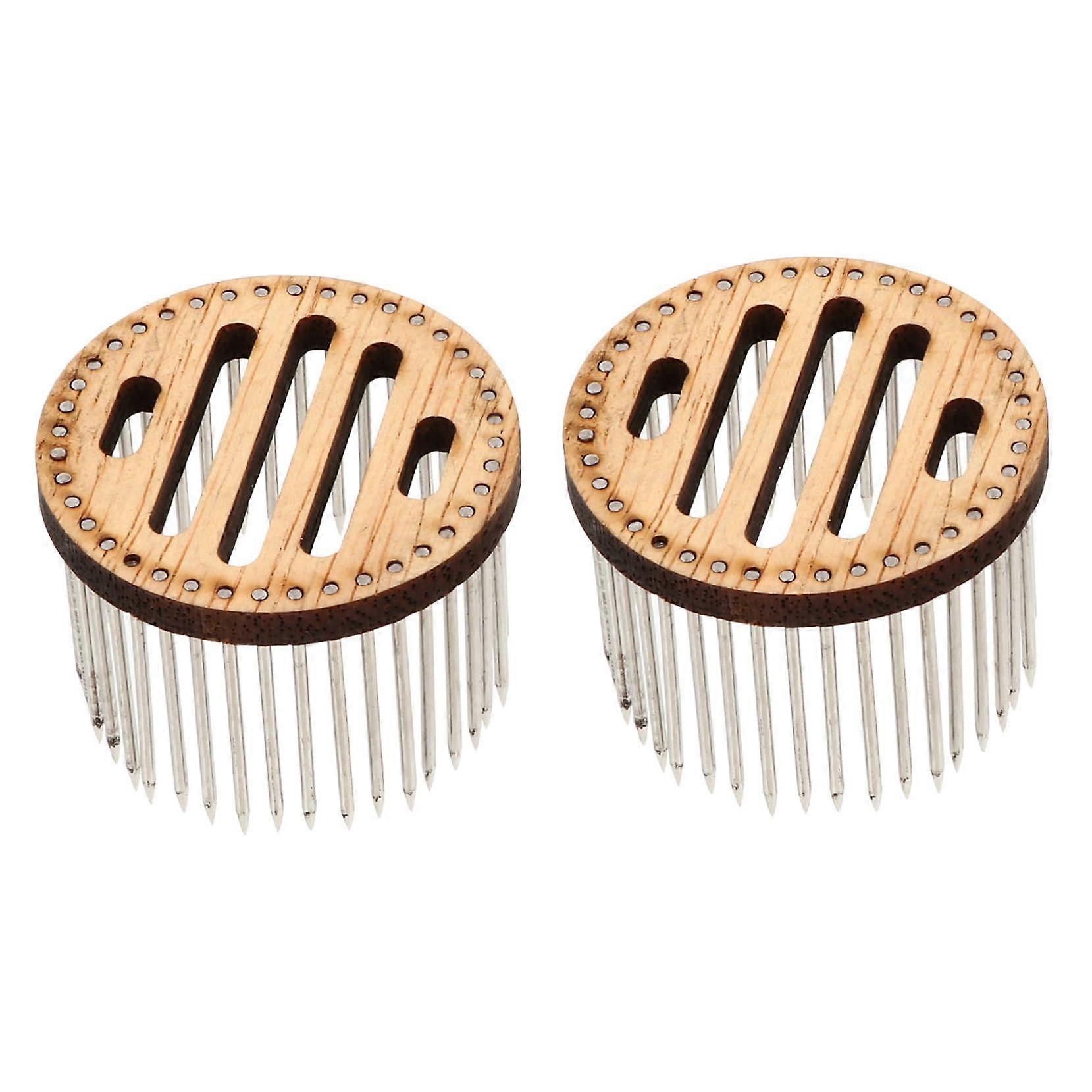 2 Pack Bee Isolation Catcher Needle Type Cages for Beekeeping Hive Inspection and Queen Capture