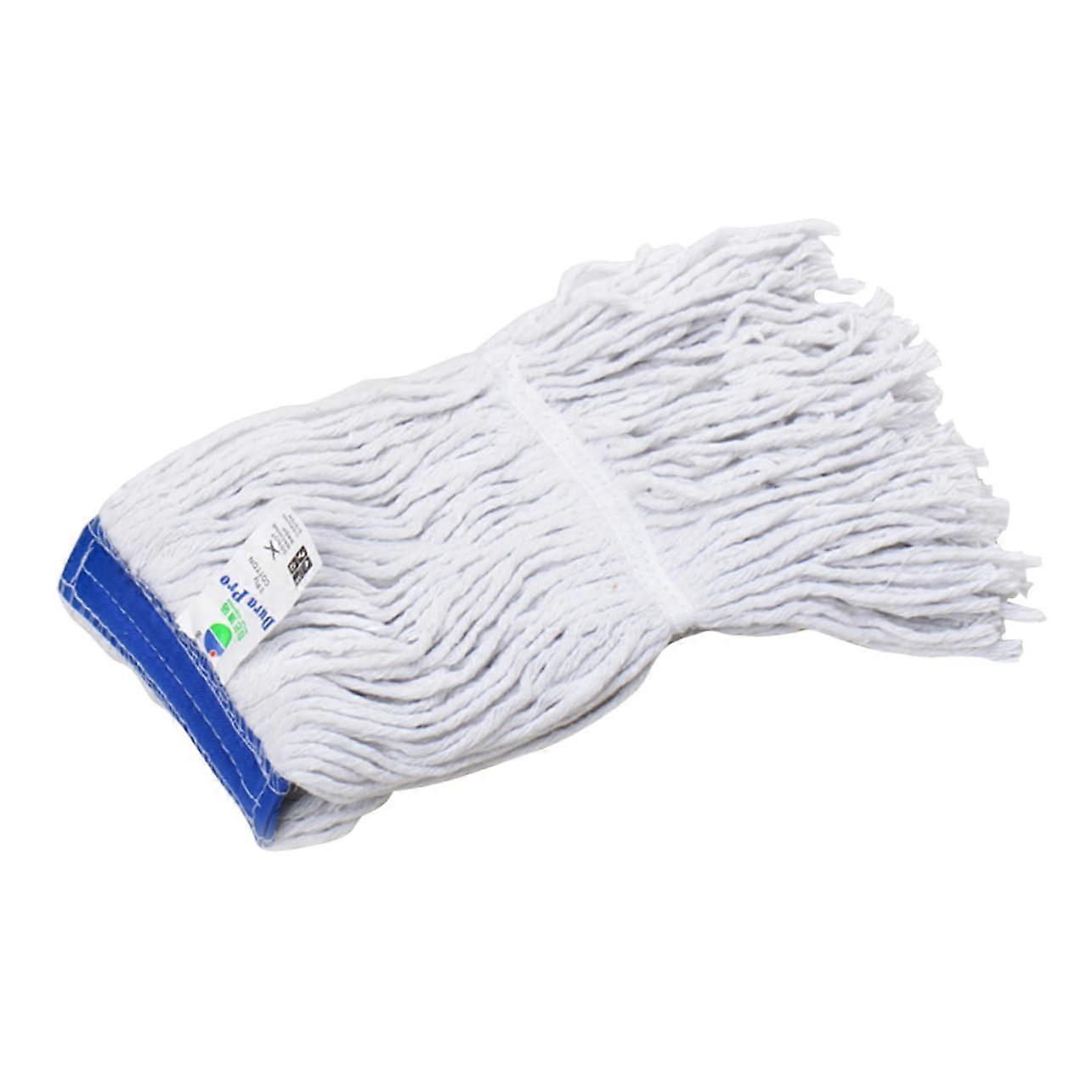 Mop Head Replacement Washable Microfiber Floor Cleaning Pad Refill for Home White 1 Pack