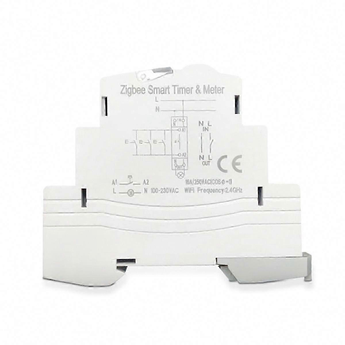 16A Smart Switch DIN Rail Remote Control Timer 220V Wireless Smart Home Switch