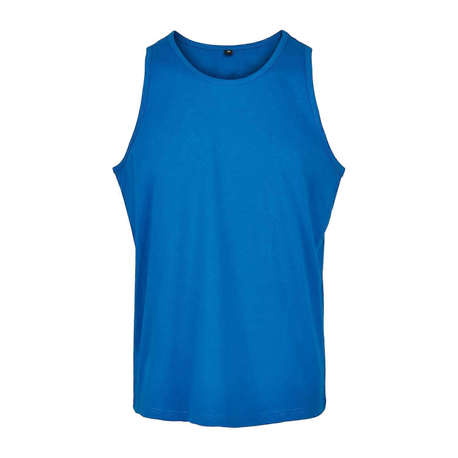 Build Your Brand Mens Plain Tank Top