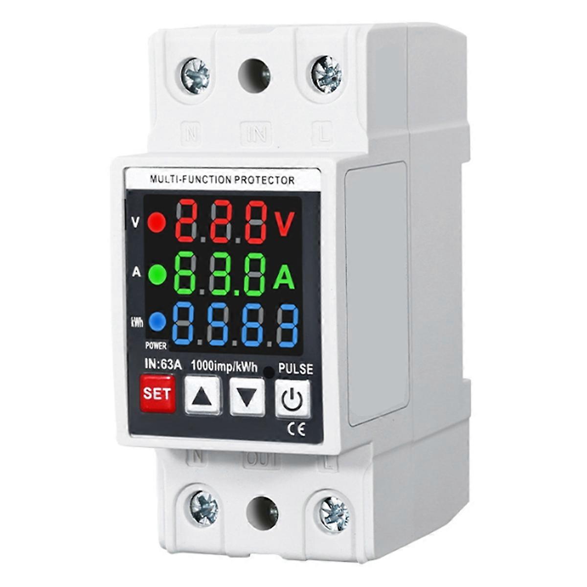 Self-Reset Adjustable Metering Temperature Household Electric Meter
