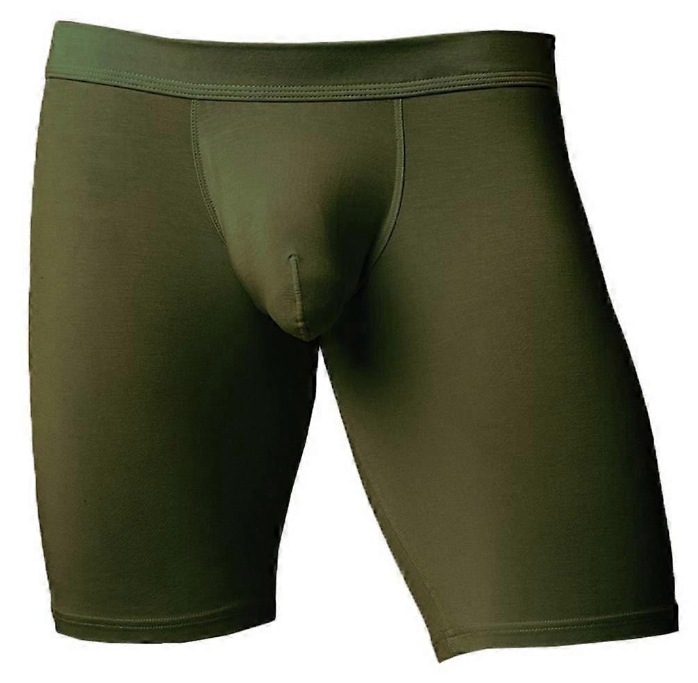 Obviously EliteMan Boxer Brief 9inch Leg - Rifle Green