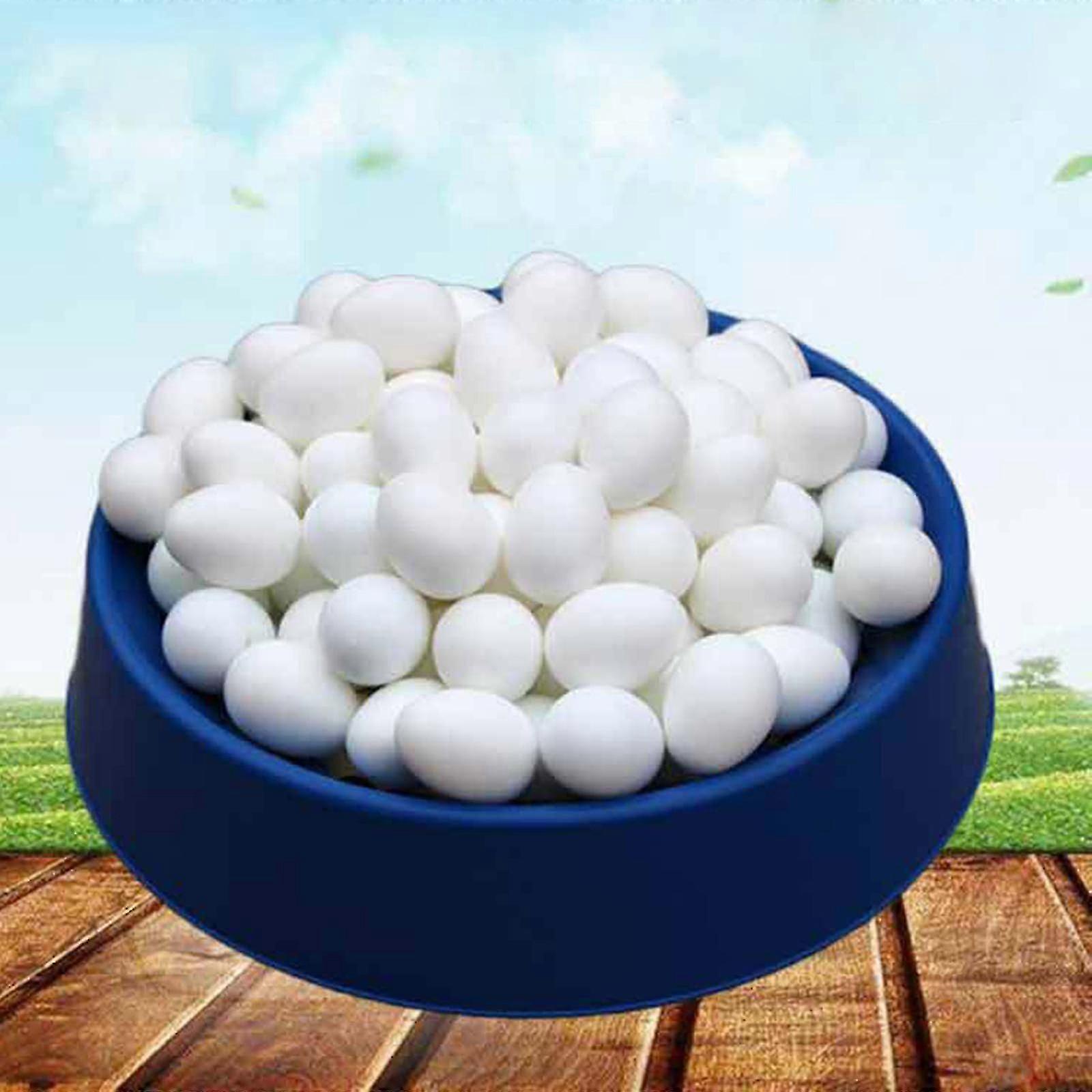 50pcs Artificial Pigeon Eggs for Hatching Supplies Plastic False Eggs