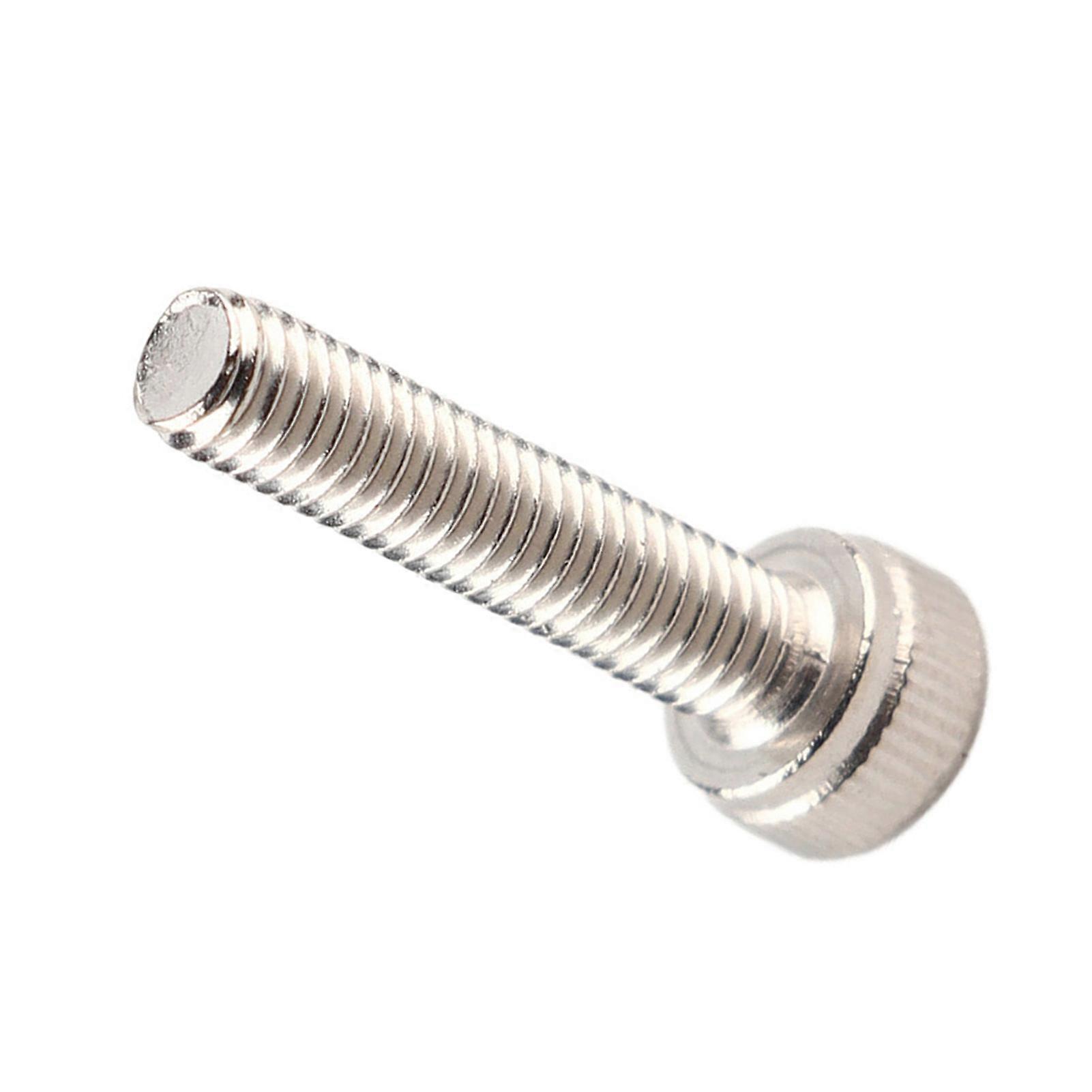 100pcs M3x14mm SS304 Hex Socket Cap Head Screws Silver