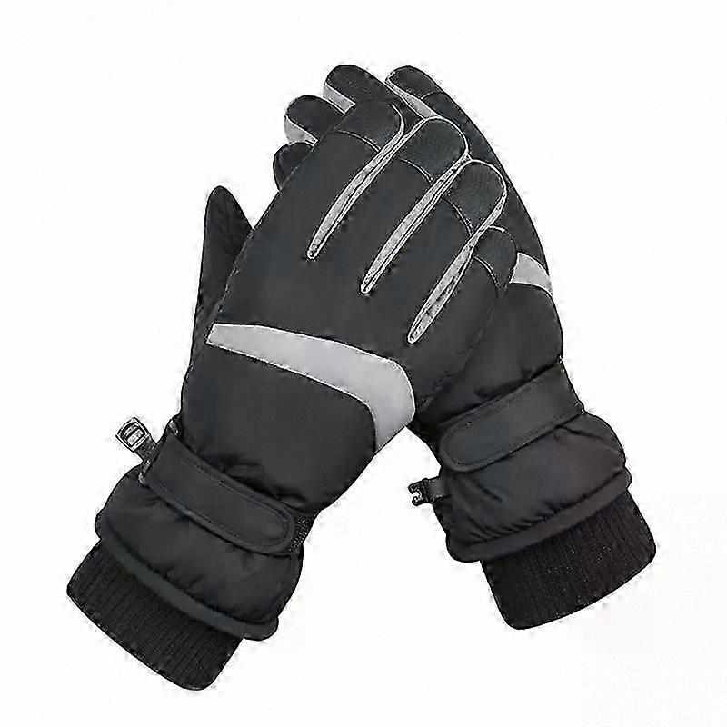 Warm Waterproof Gloves for Men & Women, Touch Screen Compatible, Skiing & Snowboarding Winter Gear